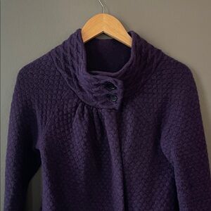 Ann Taylor Loft Purple Knit Sweater